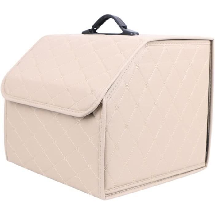 Echwave Sac De Rangement Multifonction Cuir Pour Coffre De Voiture - Organiseur Pliable