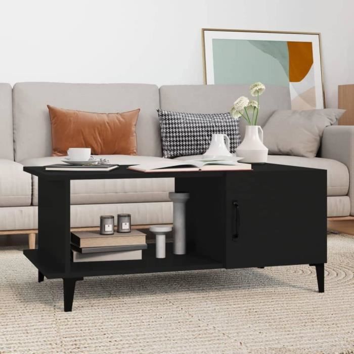 Table basse | Table d'appoint | Table de Salon avec LED infini sonoma gris 70x50x30 cm CFW896779