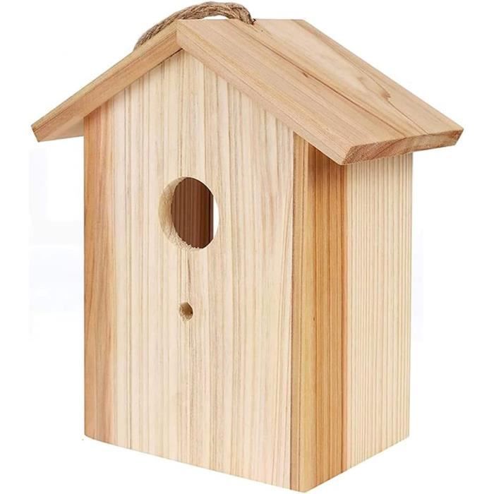 Nichoir à Oiseaux Avec Miroir Bidirectionnel – Cabane D'Observation Ventouse Pour Fenêtre 21x13x10 Cm, Idéal Pour Observer La Nidification En Toute Discrétion