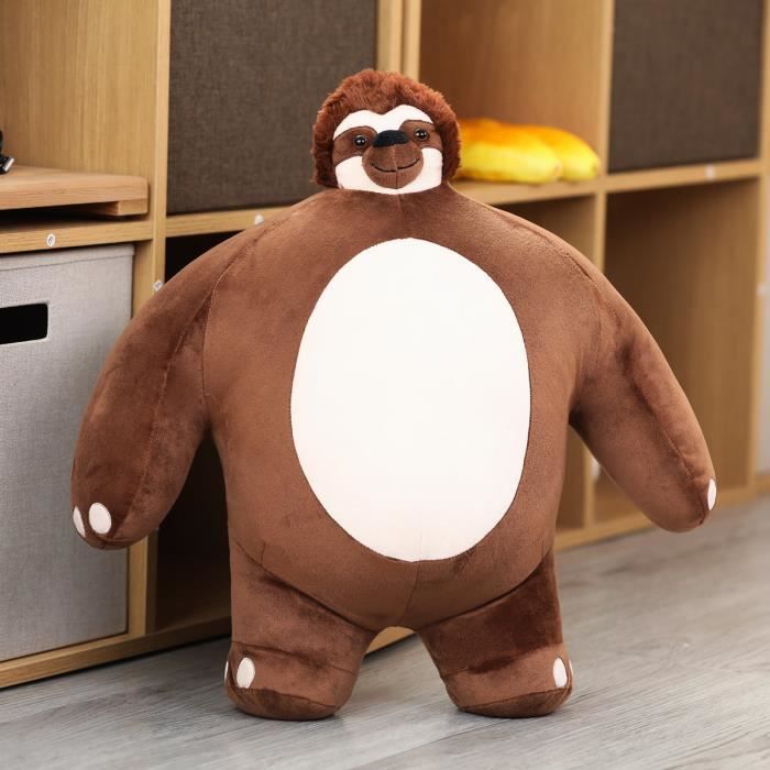 Peluche Paresseux Ananas Oreiller Câlin 28 Cm – Jouet Doux Et Décoratif Pour Enfants Et Adultes, Coussin Fruité Amusant
