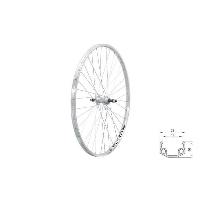 Roue Arrière Brompton 2 Vitesses Argent - Pièce D'occasion Pour Réparation/rechange