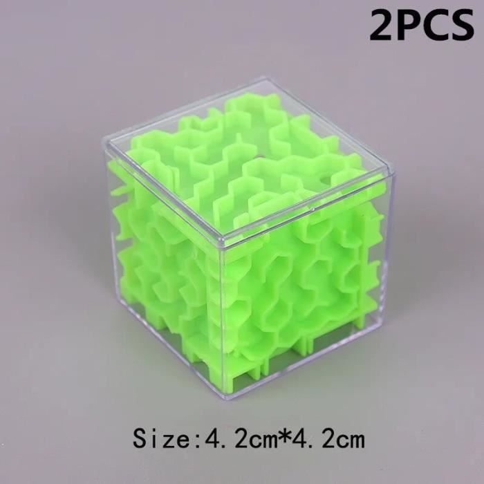 Grand Labyrinthe Cube Magique 3D - Puzzle Jeu De Réflexion Spatiale Pour Adultes Et Ados - Cube à Bille Portable Pour Voyage Et Détente