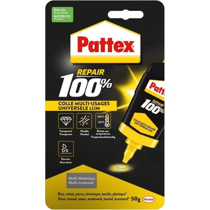 Repair 100% Colle Multi-u s, colle forte transparente pour tous types ...
