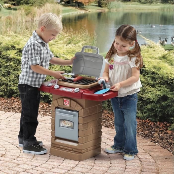 Step2 Barbecue Grill Exterieur Jouet Cuisine En Plastique Pour Enfant 3 Ans Et Plus Cdiscount Jeux Jouets