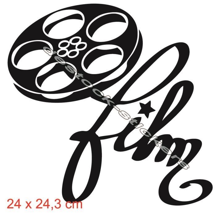 Stickers Autocollant Cinema Bobine De Film 24 Cm Cdiscount Maison Stickers Autocollant Cinema Bobine De Film 24 Cm Cdiscount Maison