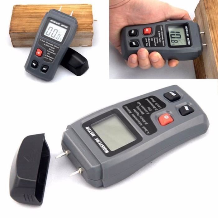 Numérique Humidité Détecteur Humidité Compteur Bois brique béton chape papier peint Testeur