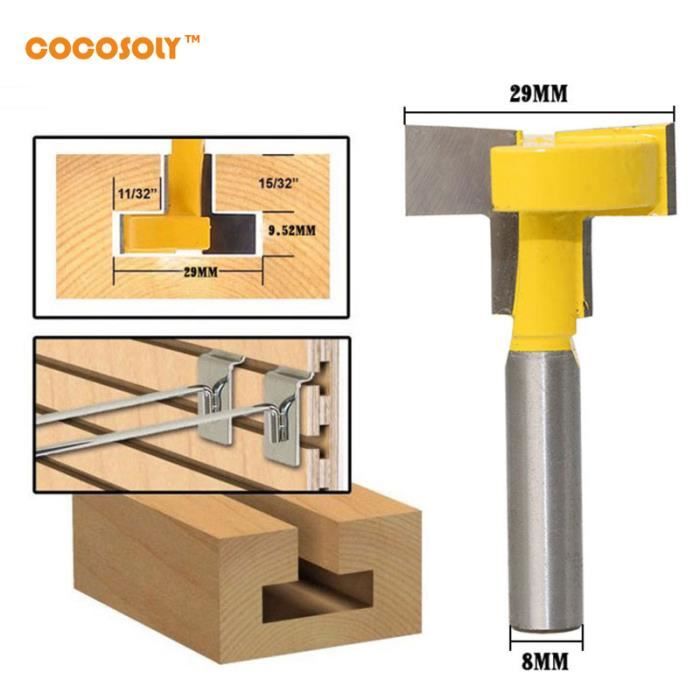 8-mm Bosch Fraise à main levée-Set 15 pièces tige