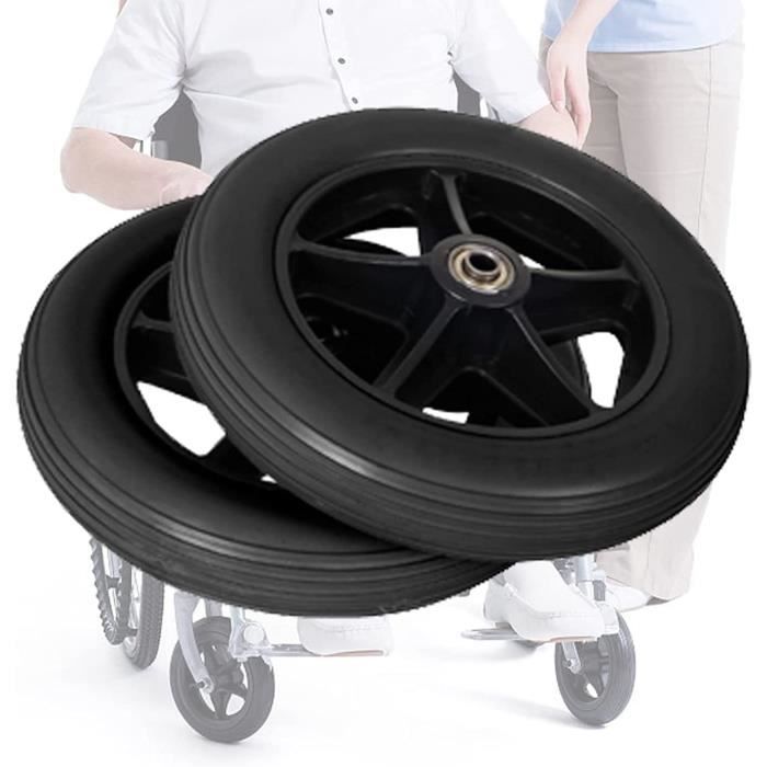 Roue De Remplacement 6 Pouces Pour Fauteuil Roulant - En Caoutchouc - Neuf Sous Emballage - Générique