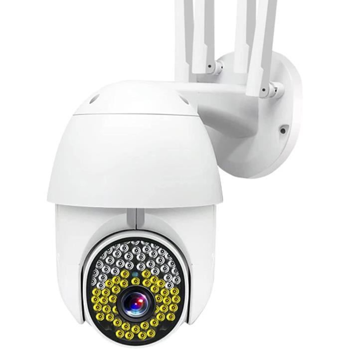 Caméra de Surveillance WiFi Extérieure, Vue à 360 °, détection de Mouvement, Suivi Automatique