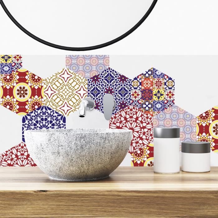 Credence Salle De Bain Adhesive