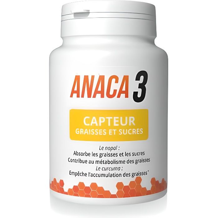 ANACA 3 - 60 Gummies Brûleur De Graisses - Complément Alimentaire