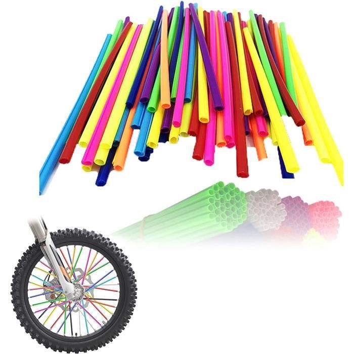 Activité-36pcs couvre-rayons universel pour jante de roue peaux de moto