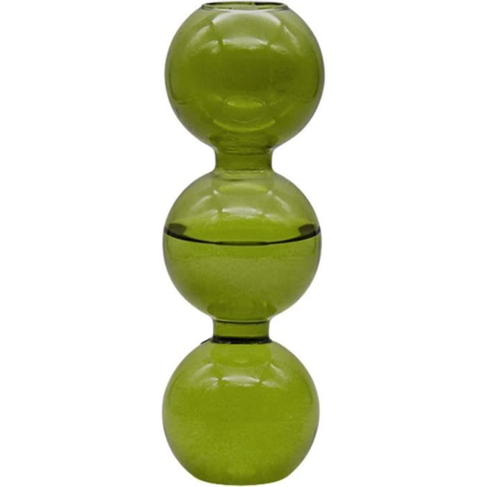 Vase En Céramique Vert D'eau Avec Effet Bulles – Hauteur 13 Cm, Diamètre 9 Cm – Neuf De La Marque CHEHOMA – Idéal Décoration