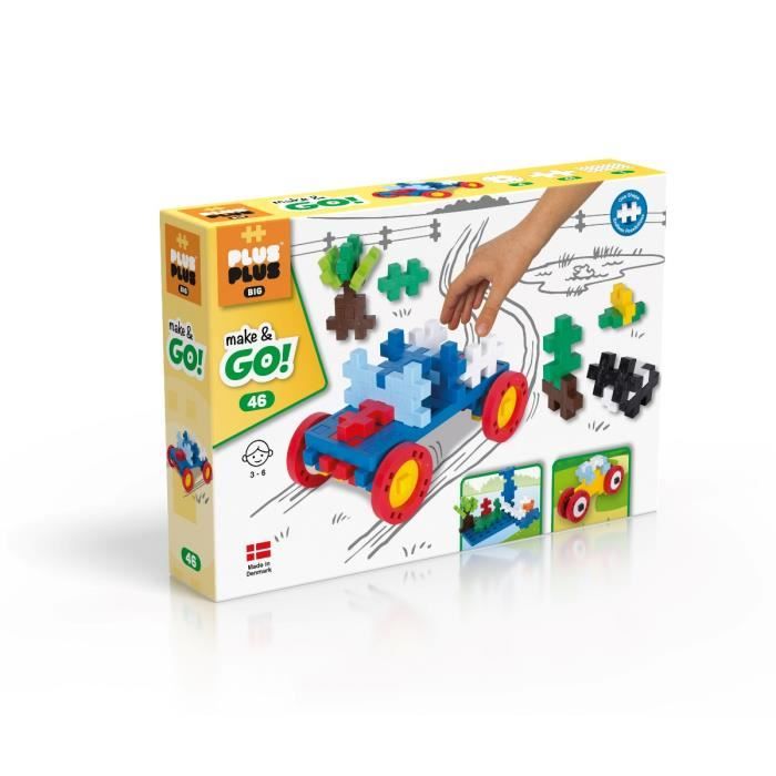 Pack Midi BIG 46 pièces modèle Make & GO - Plus Plus - Cdiscount Jeux -  Jouets