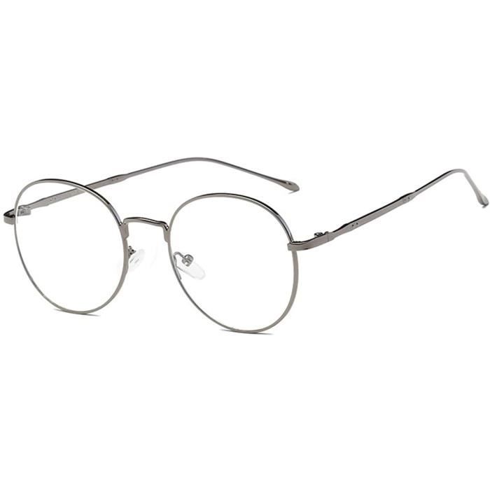 Retro Lunette de Vue Rond Cadre en Metal Nerd Vintage Lentille Claire Transparent Femme Homme 3296 Achat Vente lunettes de vue Retro Lunette de Vue Rond Cadre en Metal Nerd Vintage Lentille