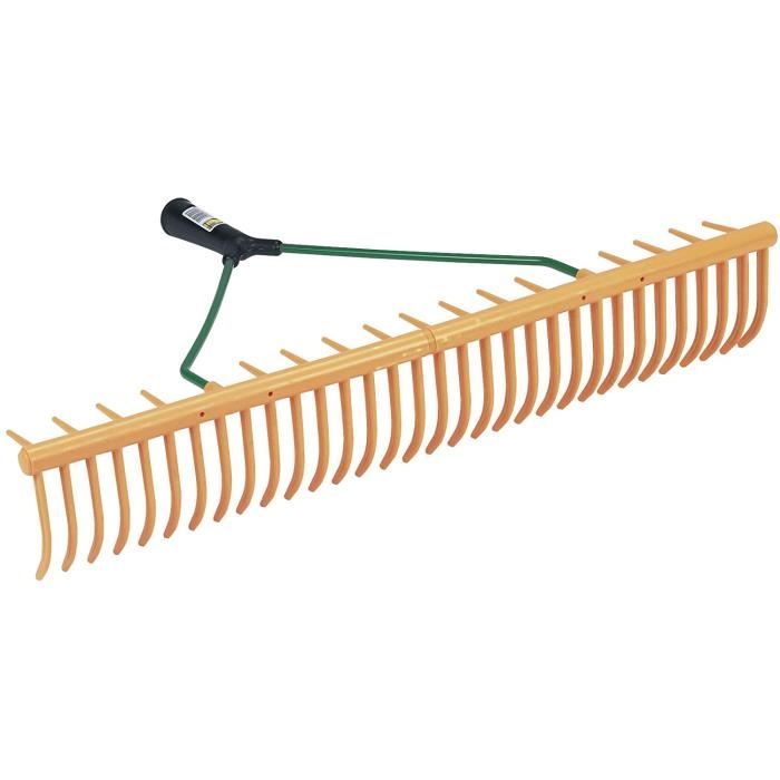 Râteau à Main En Plastique 16 Dents - Lot De 2, Robuste, Pour Feuilles, Pelouse, Jardinage - 6
