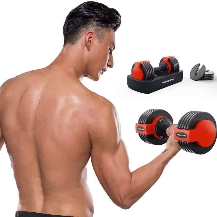 Haltère, Haltère musculation, Haltère réglable, Poid musculation 3,6