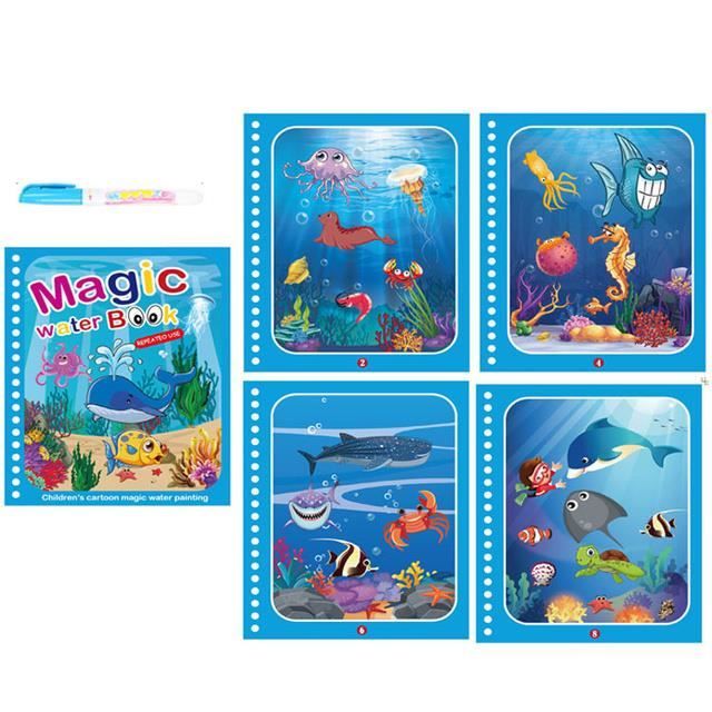 Magic gribouillage de l'eau tapis enfants réutilisable de Dessin Peinture Livre