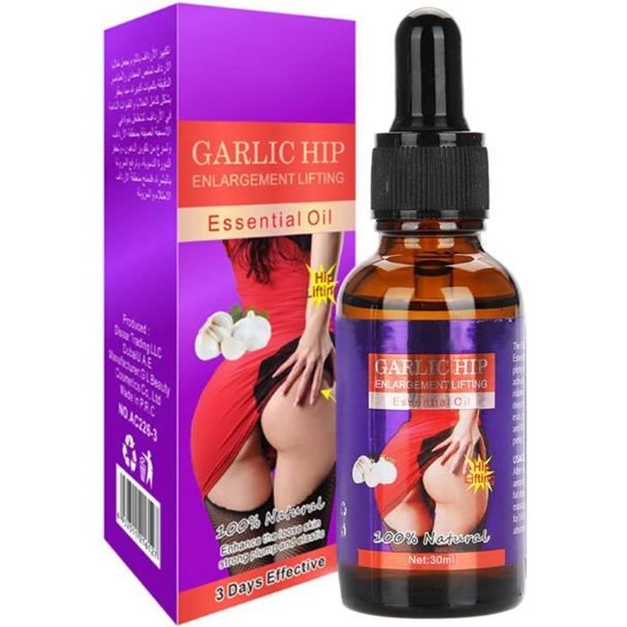 Kit Volume Fesses & Hanches - Huile, Sirop, Crème 100% Naturels - Ingrédients Menthol & Kigelia - Fabriqué En Côte D'Ivoire