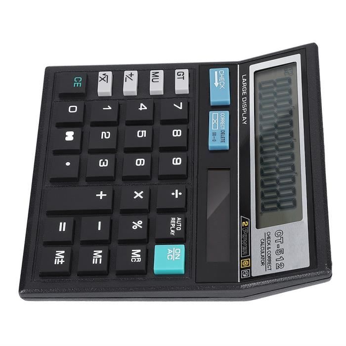 Calculatrice De Bureau Solaire ESPERANZA EULER ECL103 - 12 Chiffres, Neuve Sous Blister
