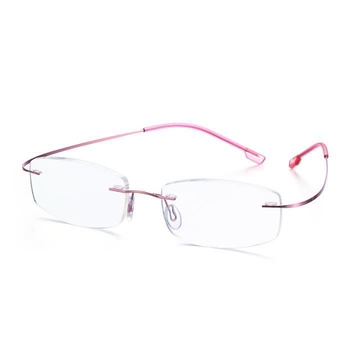 Rose Dioptrie 4 00 Lunettes De Lecture Magn tiques En Titane