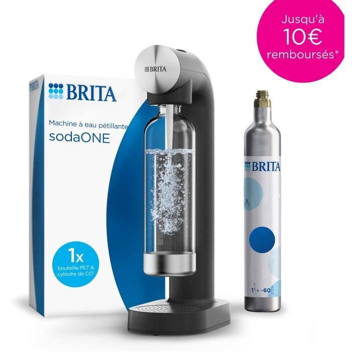 Machine à soda BRITA - SodaONE Noire - 1 Bouteille
