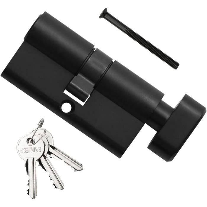 Cilindro Europeo De Latón De 60 Mm Con Perilla - ¡Máxima Seguridad Y Fácil Instalación Para Tu Puerta!