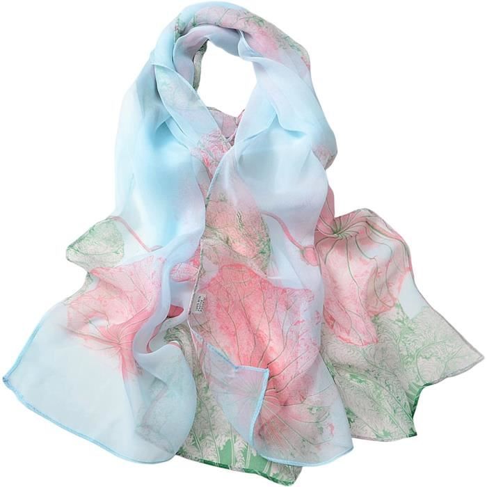 Foulard Elegante Donna Morbido Con Effetto Degradato – Sciarpa Lunga 195x88 Cm – Unisex Per Stile Raffinato