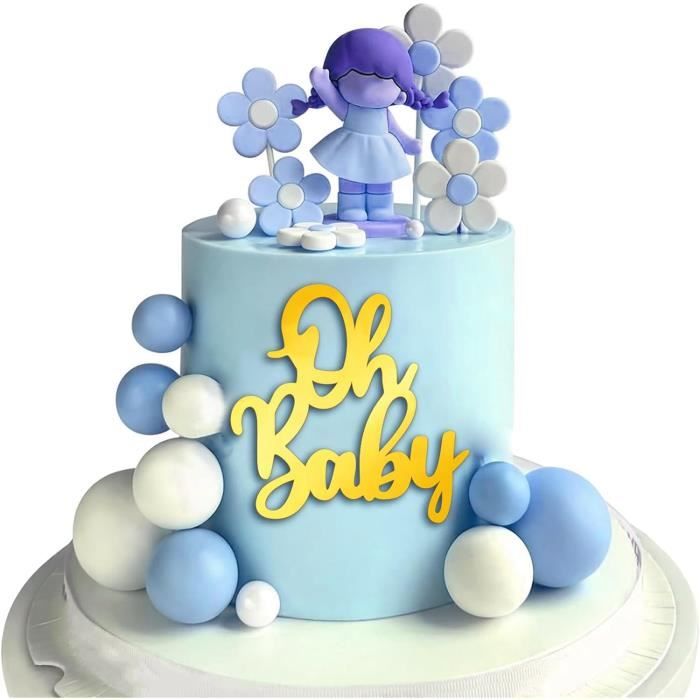 LaVenty Décoration Gâteau Onederland Lapin - Set Complet Pour Anniversaire Et Baby Shower