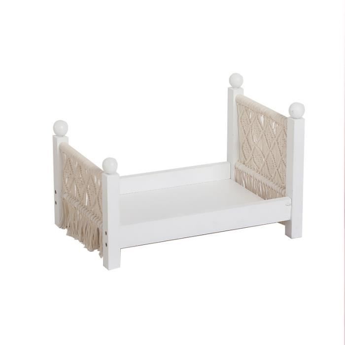 Mini Lit Canapé Pour Poupée – Motif Ananas Jaune – Matelas 24x19cm – Avec Oreiller Et Couette – Pour Poupées 17cm – Accessoire Chambre
