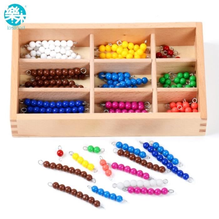 Jouets Montessori Jouets De Comptage En Bois Jeux De Mathématiques Pour Enfants Cadeaux Pour