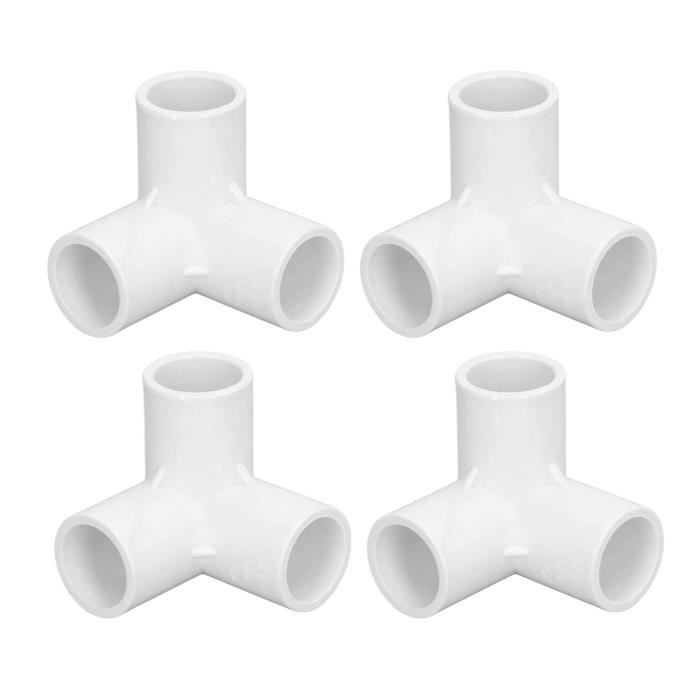 Raccord Té 1/4" BSP Femelle - Acier Inoxydable 304 - 3 Voies - Pour Gaz Et Liquides - Pression 10 Bars