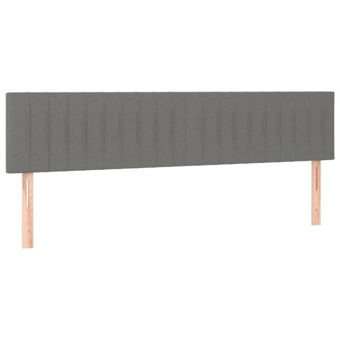Tête de lit Gris clair FAFEICY 90x5x78/88 cm Tissu AB345744 FA001