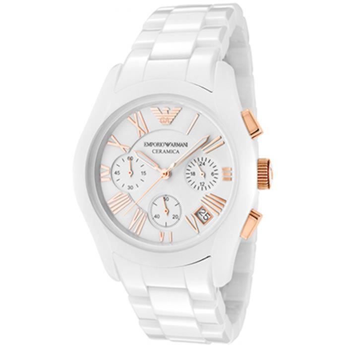 Emporio armani ceramica women's watch deals