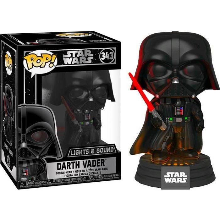 Figurine Star Wars - Darth Vader Lights and Sound Pop 10cm