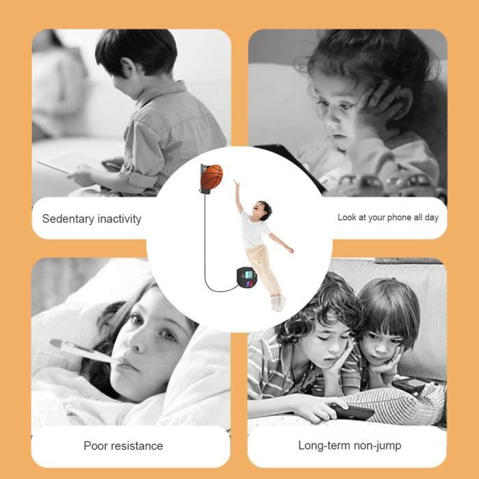 DUO Compteur de saut à hauteur tactile Jouet Croissance Enfants