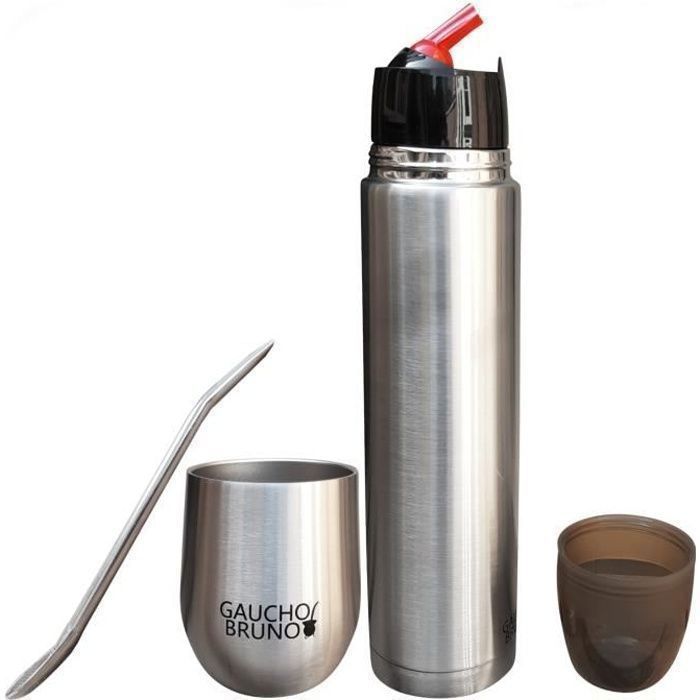 Accessoire Boisson Traditionnelle Tasse Yerba Mate KH HAIKE En Acier Inoxydable 240ml - Avec Filtre, Couvercle Sans BPA Et Brosse De Nettoyage Brosse Nettoyage Mate Accessoire Boisson Traditionnelle Tasse Yerba Mate KH HAIKE En Acier Inoxydable 240ml - Avec Filtre, Couvercle Sans BPA Et Brosse De Nettoyage Brosse Nettoyage Mate