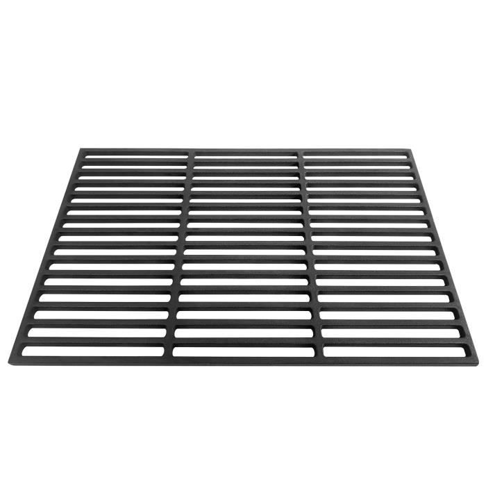 Grille De Barbecue En Fonte Carrée 54 X 34 Cm Massive Barbecue à