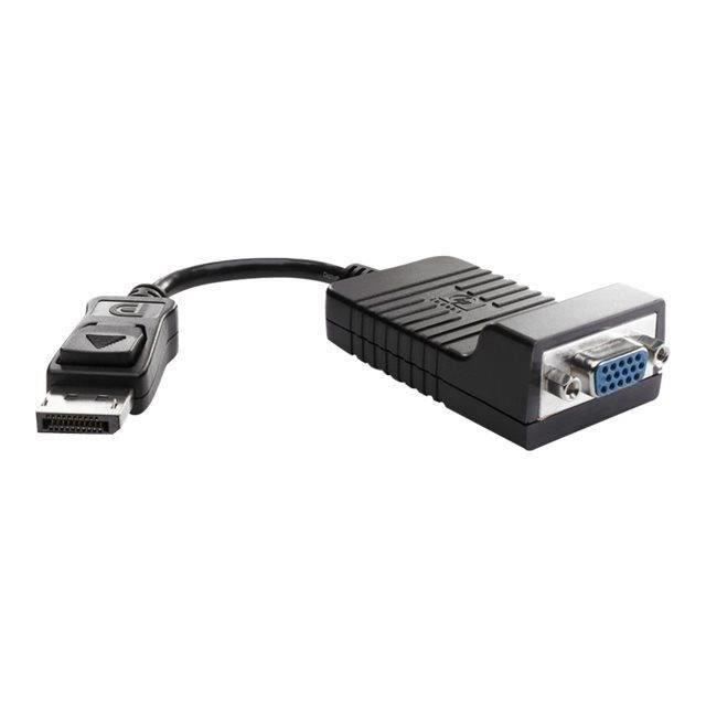 HP Câble vidéo - 20,32 cm - première extrémité: 1 x 15 Aiguilles HD-15 Femelle VGA
