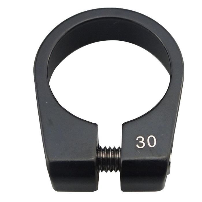 Azarxis Collier De Selle De Vélo En Alliage D'Aluminium Collier De Serrage VTT Antivol Pour Tige De Selle 25,4 Mm 28,6 Mm 31,8 Mm 34,9 Mm (01 Noir, 34,9 Mm