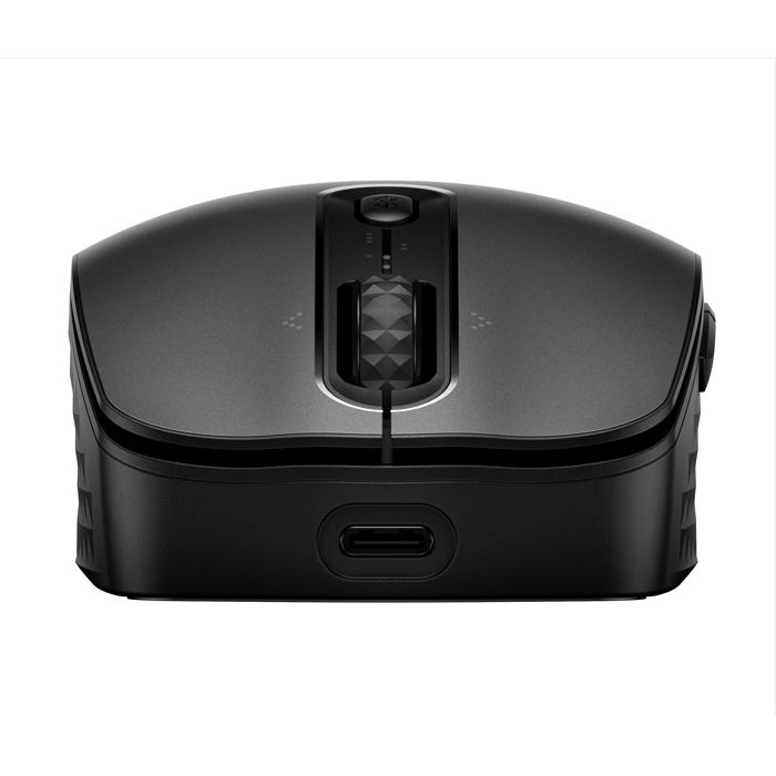 Souris sans fil HP avec Charge Qi 650 – Noir – USB – 2 boutons – Optique