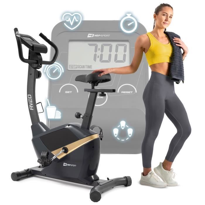 Vélo Elliptique Hop-Sport HS-2050C Cosmo - 9kg Inertie, Magnétique, LCD (100kg Max)