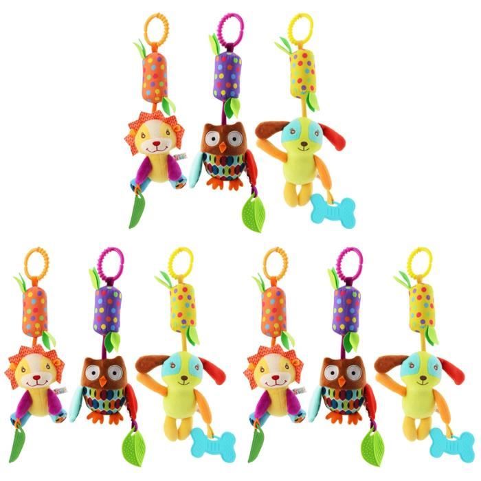 Jouet Hochet Bebe 9 Pcs Bebe Hochet Jouets Bebe Lits Bebe Jouets Bells De Chevet Pour Nourrissons Rotatifs Cloches De Bœuf Cot De Cdiscount Puericulture Eveil Bebe