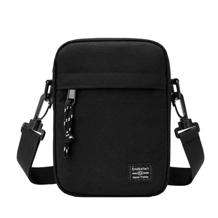 Sacoche Homme Sac à Bandoulière-Noir