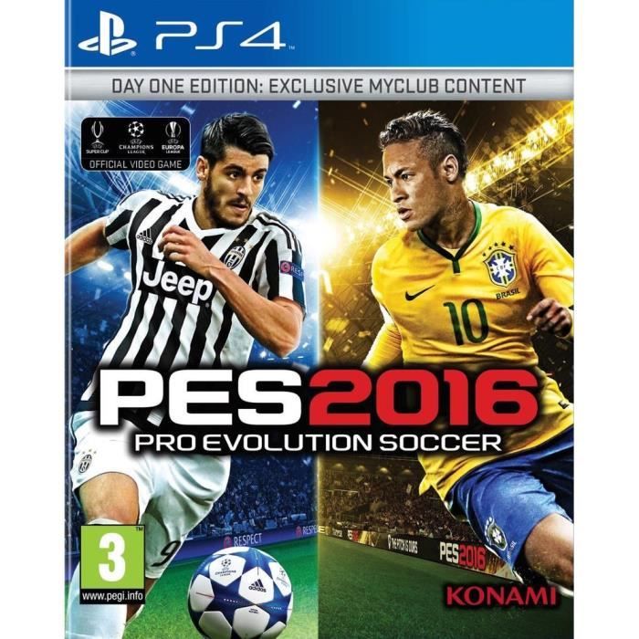 PES 2016 Edition Day 1 Jeu PS4