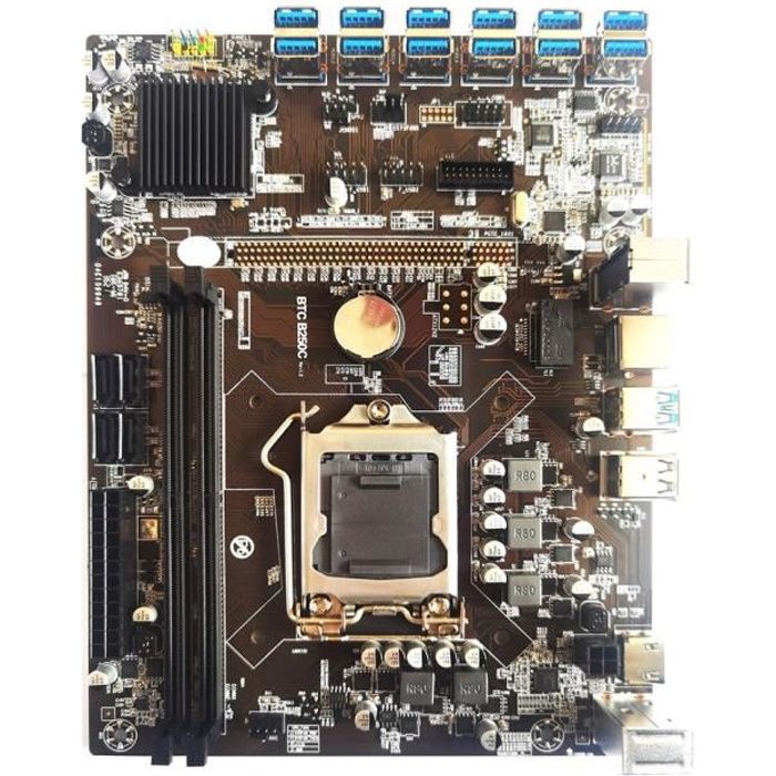 Carte mère ASUS B250 MINING EXPERT Intel B250 LGA 1151 2xDDR4 32GB ATX