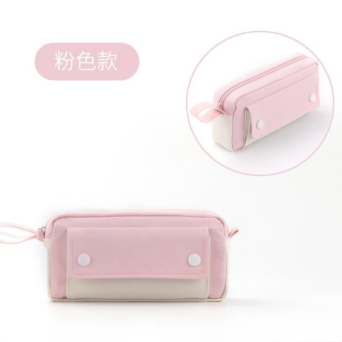 Trousse Silicone Esthétique Seashell Beige – Trousse Scolaire Souple Zippée – Étui Stylos & Maquillage Fille Ado