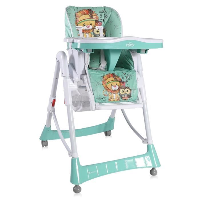 Chaise Haute Reglable Evolutive Pour Bebe Primo Vert Cdiscount Puericulture Eveil Bebe