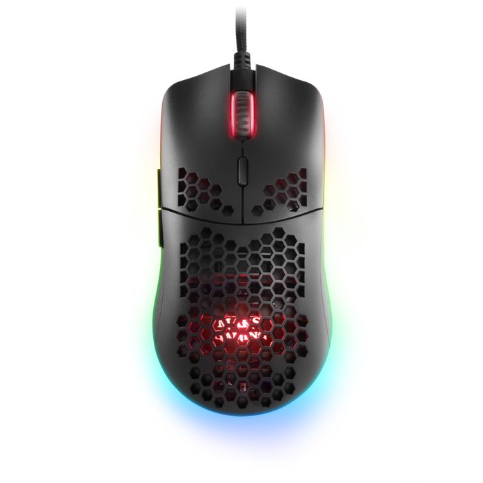 Souris Mars Gaming MMGLOWW – Filaire, Optique, 12800 DPI, RGB, Ultra-Légère - vue 4