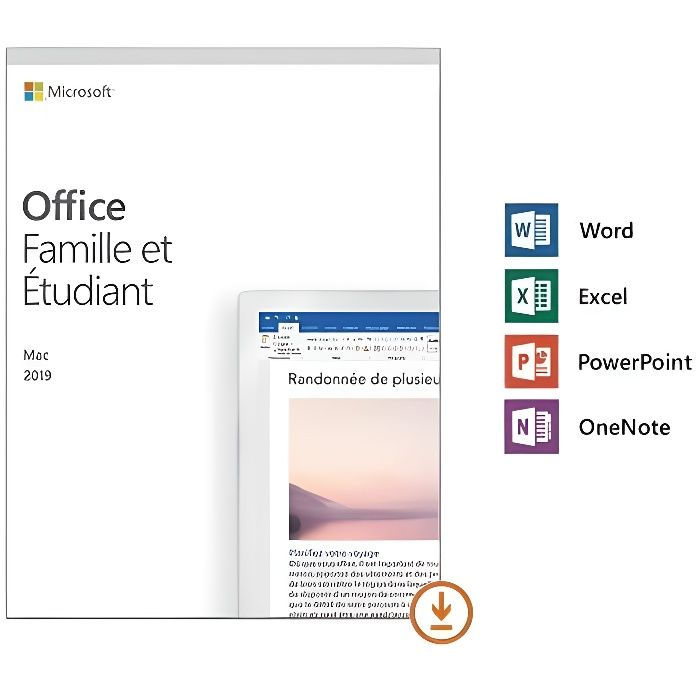 Microsoft Office 2019 Famille et Etudiant pour PC  Achat définitif à